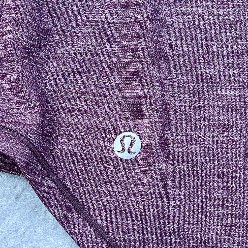 Lululemon Tank Women's 6‎ Fast As Light Singlet Heathered Bordeaux Drama W1NHKS